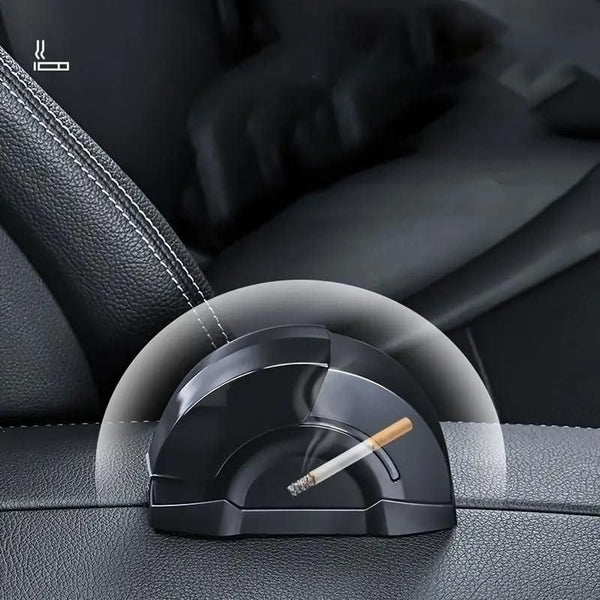 Portable Smokeless Car Ashtray with Lid (Universal Fit)