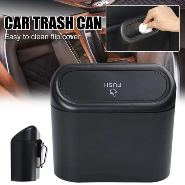 Portable Mini Car Trash Bin – Waterproof Interior Dustbin