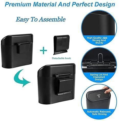 Portable Mini Car Trash Bin – Waterproof Interior Dustbin